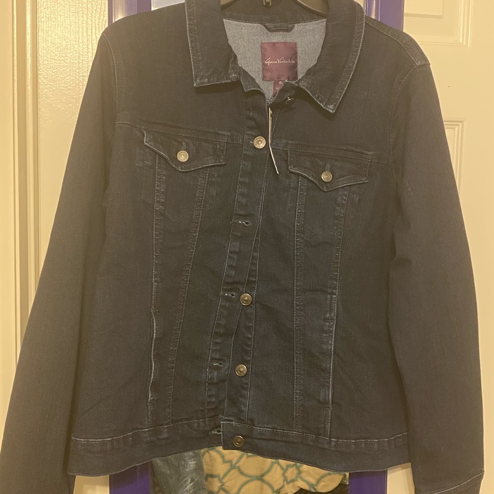 New Dark blue Jean jacket